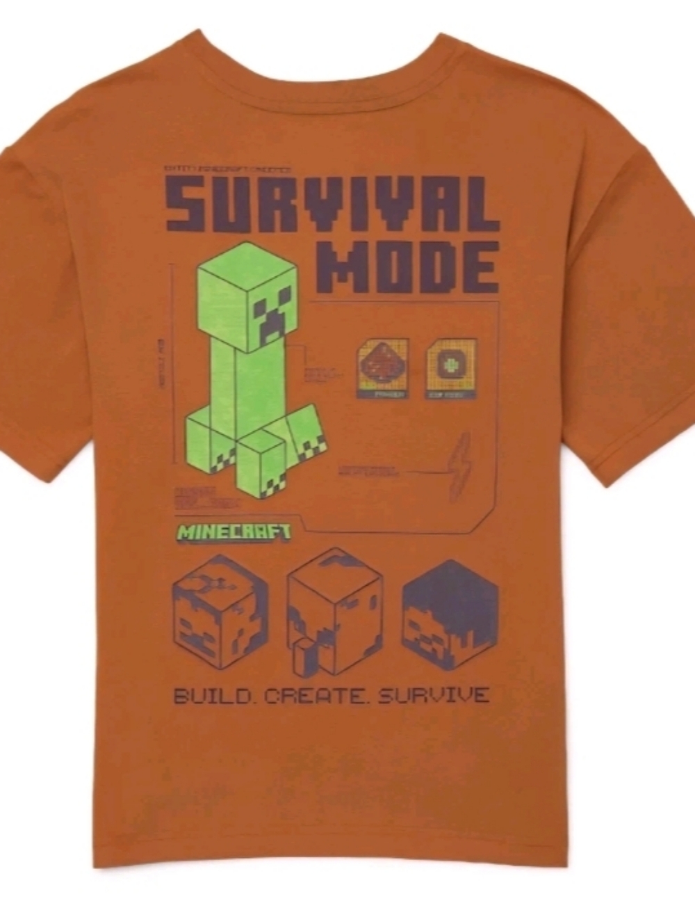 Minecraft Boy's Short Sleeve Graphic T-Shirt